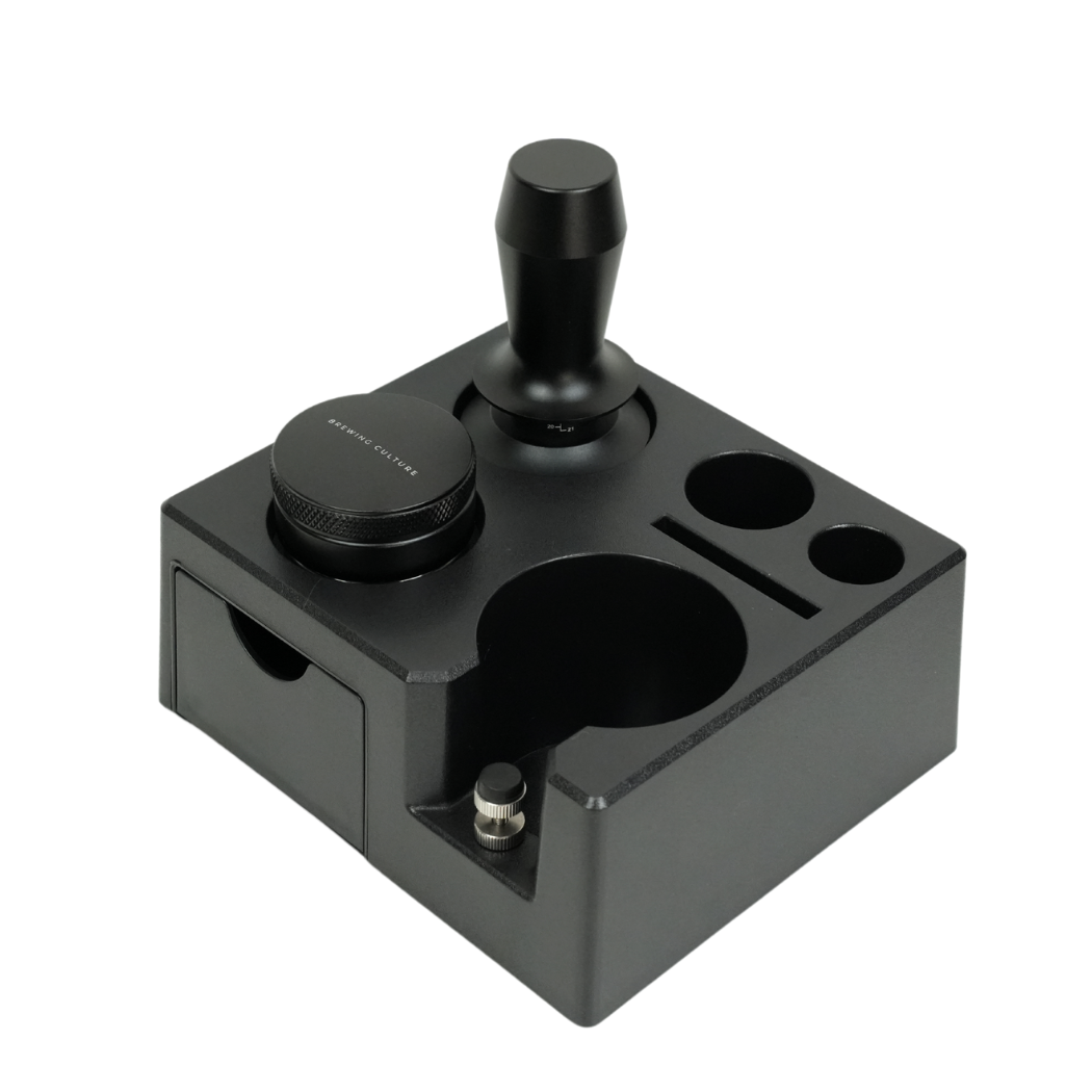 BC Coffee V2 Tamping Station Distributor & Tamper Set